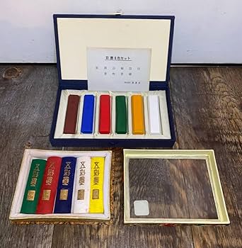中国古墨 胡開文 字画セット 書道具 古美術 中国墨 古墨 中国微墨 龍翔鳳舞 胡開文監製 書道具 書道 墨 5本